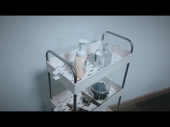 लॉक करने योग्य पहियों वाली भंडारण गाड़ियाँ