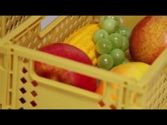 पुन: प्रयोज्य प्लास्टिक स्टैकिंग टोकरियाँ