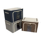 अल्ट्रालाइट 100 एल फैब्रिक क्यूब स्टोरेज बॉक्स, ढक्कन के साथ डस्टप्रूफ फैब्रिक स्टोरेज डिब्बे