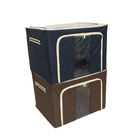 अल्ट्रालाइट 100 एल फैब्रिक क्यूब स्टोरेज बॉक्स, ढक्कन के साथ डस्टप्रूफ फैब्रिक स्टोरेज डिब्बे
