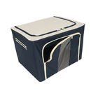 100L गंध रहित फोल्डेबल क्लॉथ स्टोरेज बॉक्स, ढक्कन के साथ मल्टीसीन फैब्रिक स्टोरेज डिब्बे