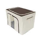 100L गंध रहित फोल्डेबल क्लॉथ स्टोरेज बॉक्स, ढक्कन के साथ मल्टीसीन फैब्रिक स्टोरेज डिब्बे