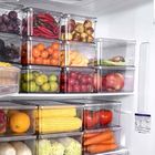 किचन रेफ्रिजरेटर ऑर्गनाइज़र बिन्स बीपीए फ्री सेव स्पेस प्लास्टिक